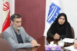 برگزاری آیین تکریم و معارفه فرمانده بسیج دانشجویی دانشکده ملی مهارت دختران سمنان 3