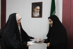 برگزاری آیین تکریم و معارفه فرمانده بسیج دانشجویی دانشکده ملی مهارت دختران سمنان 6