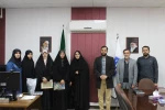 برگزاری آیین تکریم و معارفه فرمانده بسیج دانشجویی دانشکده ملی مهارت دختران سمنان 7