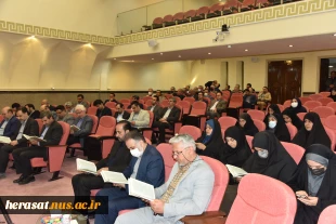 در بیست و ششمین روز از ماه مبارک رمضان محفل انس با قرآن در دانشگاه فنی و حرفه‌ای برگزار شد
 4