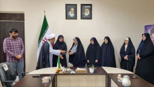 برگزاری مراسم معارفه مسئول هیئت مذهبی دانشجویی حضرت رقیه(س) آموزشکده ملی مهارت دختران بوشهر 3