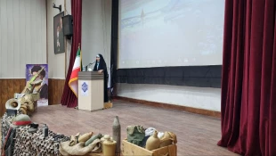 سرپرست آموزشکده ملی مهارت دختران بوشهر در دورهمی راهیان نوری های آموزشکده ملی مهارت دختران بوشهر گفت:
مهارت آموزی بدون تعهد و پایبندی به آرمانهای انقلابی به نتیجه مطلوب نمی رسد. 4