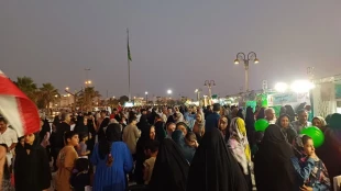 به همت هیئت مذهبی دانشجویی حضرت رقیه(س) آموزشکده ملی مهارت دختران بوشهر؛
برپایی موکب و خدمت رسانی به مردم در مسیر اجتماع کیلومتری غدیر و تجمع حماسی با شعار ایران ذوالفقار علی علیه‌السلام 8