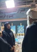به همت هیئت مذهبی دانشجویی حضرت رقیه(س) آموزشکده ملی مهارت دختران بوشهر؛
برپایی موکب و خدمت رسانی به مردم در مسیر اجتماع کیلومتری غدیر و تجمع حماسی با شعار ایران ذوالفقار علی علیه‌السلام 2