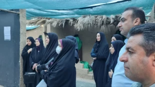تجدید میثاق دانشگاهیان آموزشکده ملی مهارت دختران بوشهر با آرمان‌های شهدا و بانوی دو عالم در هفته بسیج 12
