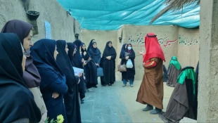 تجدید میثاق دانشگاهیان آموزشکده ملی مهارت دختران بوشهر با آرمان‌های شهدا و بانوی دو عالم در هفته بسیج 15